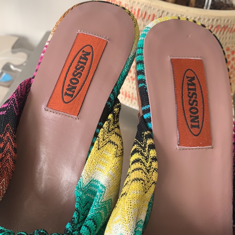 Missoni platform clog sandals - Picture 5 of 5
